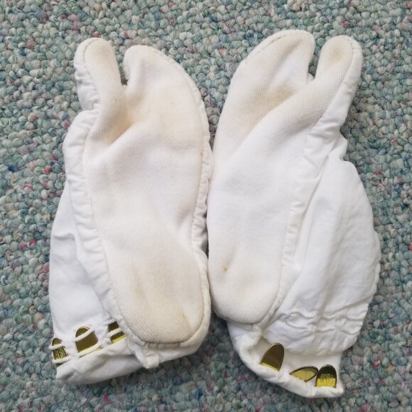 GEISHA Zori SANDELS Girls SHOES Wedge Flip Flop WITH SOCKS VINTAGE Japenese - Picture 15 of 16